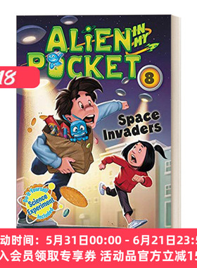 英文原版 Alien in My Pocket 8 Space Invaders 口袋里的外星人 英文版 进口英语原版书籍
