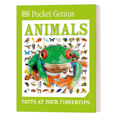 英文原版 Pocket Genius Animals Facts at Your Fingertips DK百科知识口袋书 口袋天才系列 动物 英文版 进口英语原版书籍