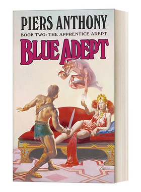 蓝色老手 英文原版 Blue Adept Apprentice Series 2 Piers Anthony皮尔斯·安东尼 动作冒险小说 英文版 进口英语原版书籍