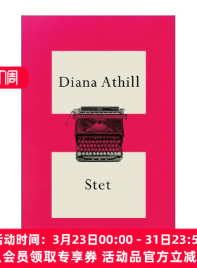 英文原版 Stet 原句保留 戴安娜·阿西尔编辑生涯回忆录 英文版 进口英语原版书籍