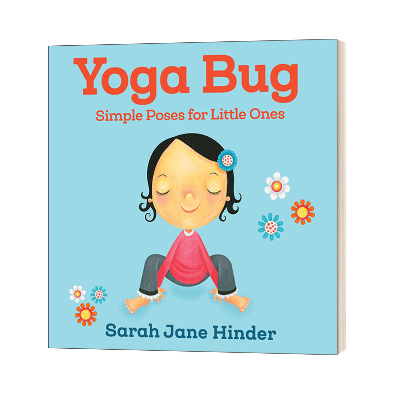 英文原版绘本 Yoga Bug Simple Poses for Little Ones原版趣味运动主题纸板书英文版进口英语原版书籍