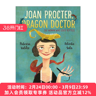 英文原版 Joan Procter Dragon Doctor 女性开拓者小传 龙医生与科莫多巨蜥 两栖爬行动物学家琼·普罗科特 儿童绘本 帕特里夏
