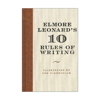 英文原版 Elmore Leonard's 10 Rules of Writing 埃尔莫·伦纳德的10条写作原则 精装 英文版 进口英语原版书籍
