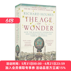 好奇年代 英文原版 The Age Of Wonder 英国科学浪漫史 理查德·霍姆斯 英国皇家学会科学类图书奖 英文版 进口英语原版书籍