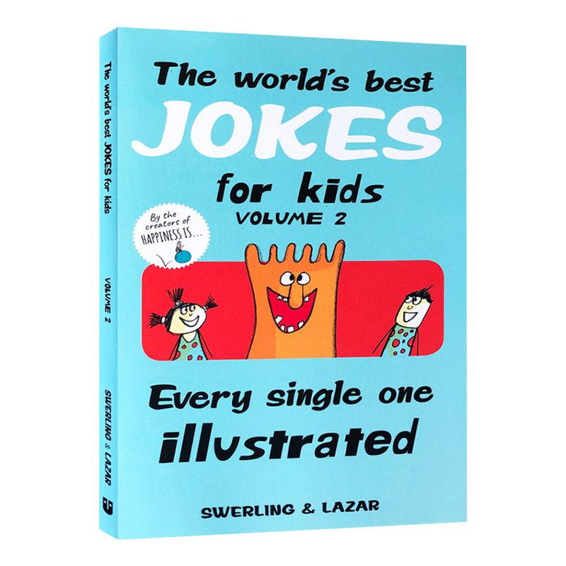 给孩子的笑话绘本2 英文原版 The World's Best Jokes for Kids Volume 2 幽默笑话 脑筋急转弯 英文版进口英语书籍 Lisa Swerling