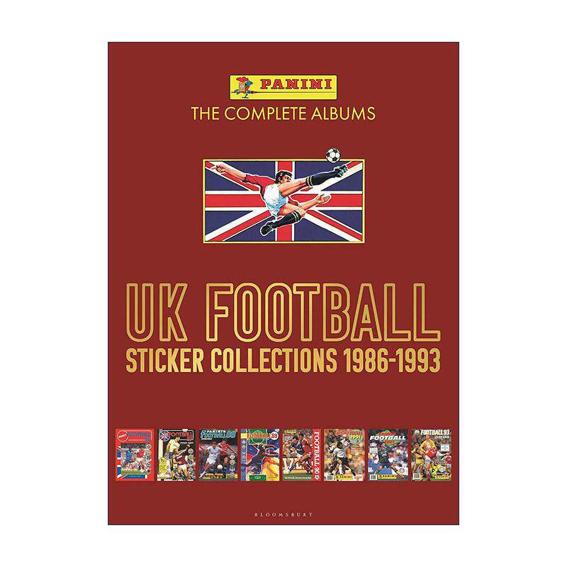英文原版 Panini UK Football Sticker Collections 1986-1993 帕尼尼足球贴纸收藏 英国足球1986-1993系列 进口英语原版书籍