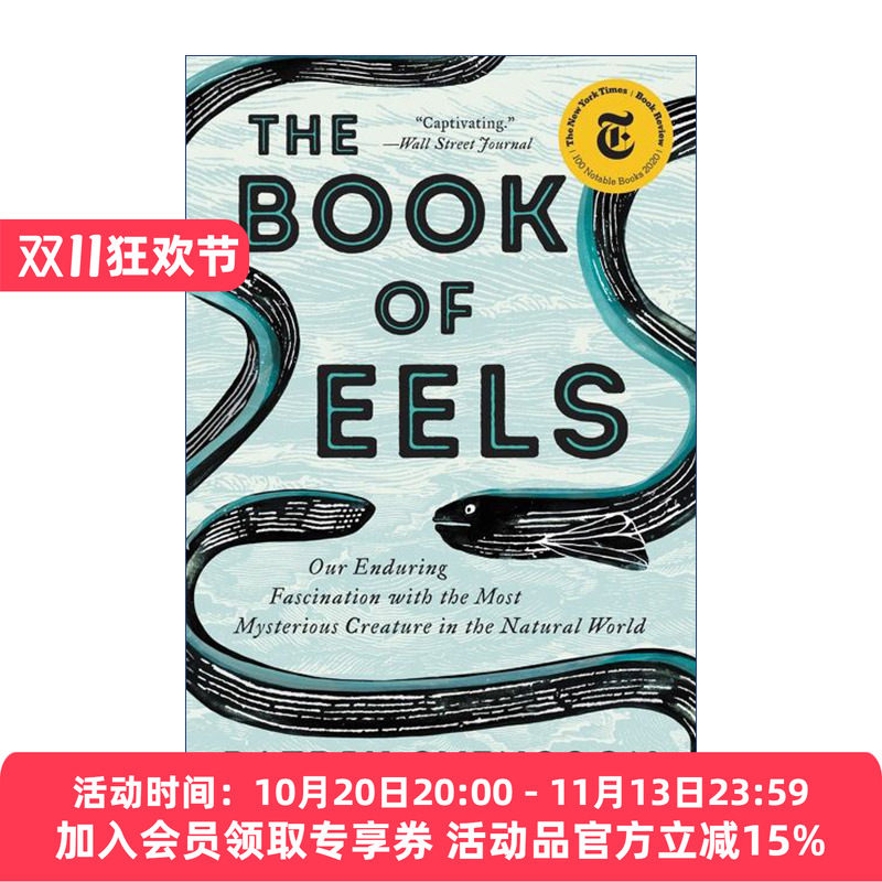 鳗鱼的旅行 英文原版 The Book of Eels 一场对目标与意义的探寻 奥古斯特文学奖 英文版 进口英语原版书籍