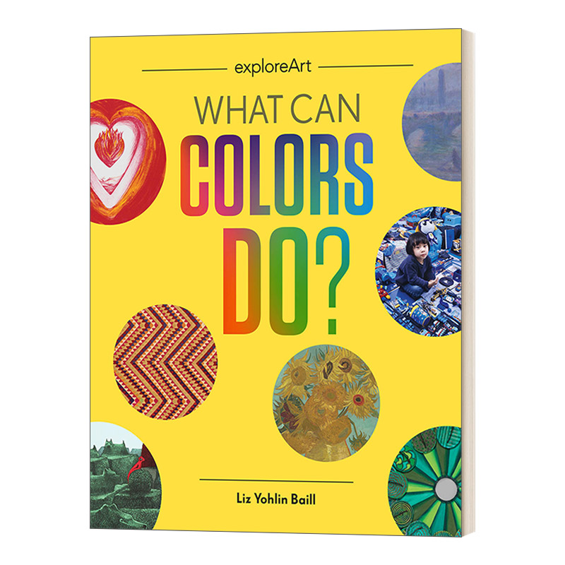颜色能做什么 英文原版 What Can Colors Do 少儿艺术启蒙 色彩美感培养 彩图精装绘本 英文版 进口英语原版书籍