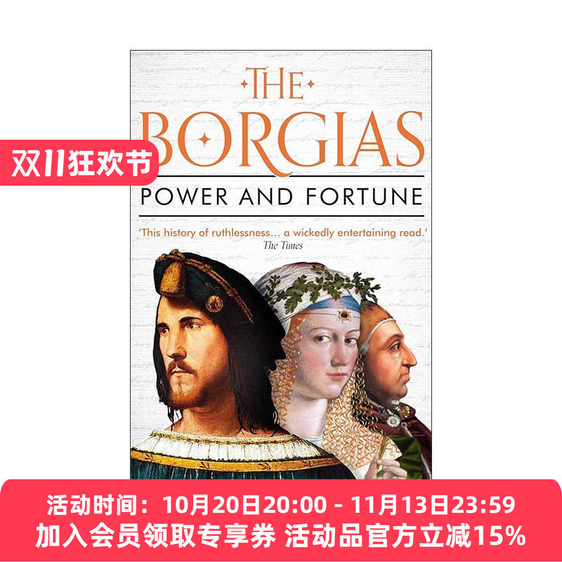 英文原版 The Borgias 波吉亚家族兴衰史 权力与财富 英文版 进口英语原版书籍