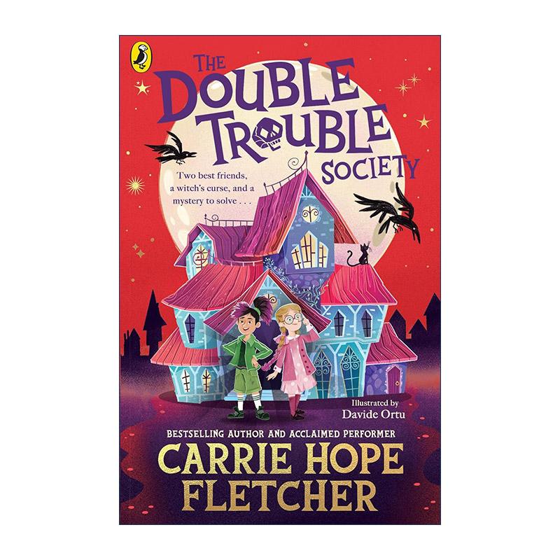 英文原版 The Double Trouble Society 两个大麻烦与鬼屋 儿童故事书 英文版 进口英语原版书籍