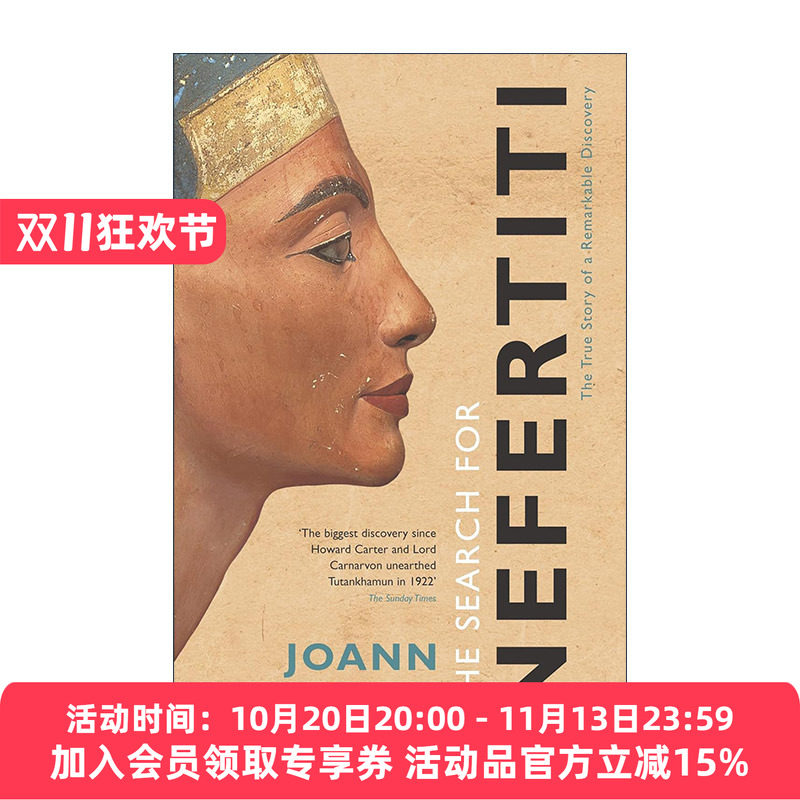 英文原版 The Search For Nefertiti 纳芙蒂蒂 埃及法老阿肯纳顿的王后 英文版 进口英语原版书籍