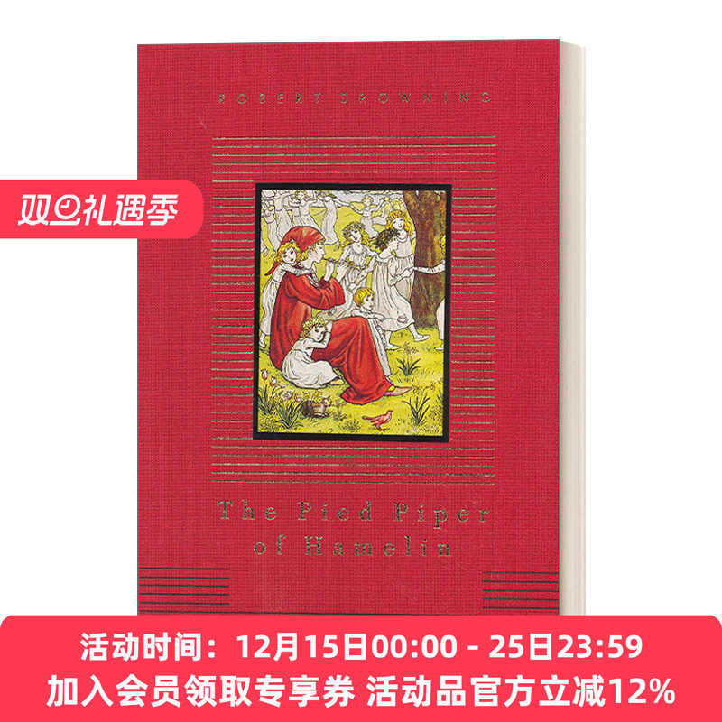 英文原版 The Pied Piper Of Hamelin 哈默林的花衣吹笛人 Everyman精装收藏版 儿童经典系列 英文版 进口英语原版书籍