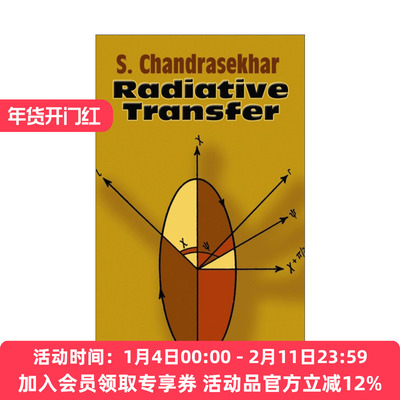 辐射传输 英文原版 Radiative Transfer Subrahmanyan Chandrasekhar 英文版 进口英语原版书籍