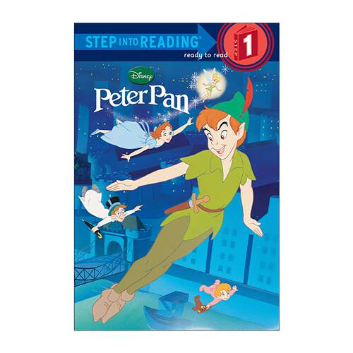 英文原版 Step into Reading 1 Peter Pan Disney Peter Pan 彼得潘 迪士尼 小飞侠 同名电影改编 英文版 进口英语原版书籍
