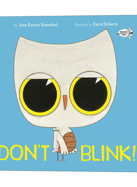 英文原版 Don't Blink! 别眨眼!趣味儿童绘本 3-6岁 Amy Krouse Rosenthal 英文版 进口英语原版书籍