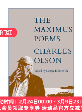 马克西姆斯诗篇  英文原版 The Maximus Poems 黑山派开山鼻祖Charles Olson查尔斯·奥尔森诗歌 英文版 进口英语原版书籍