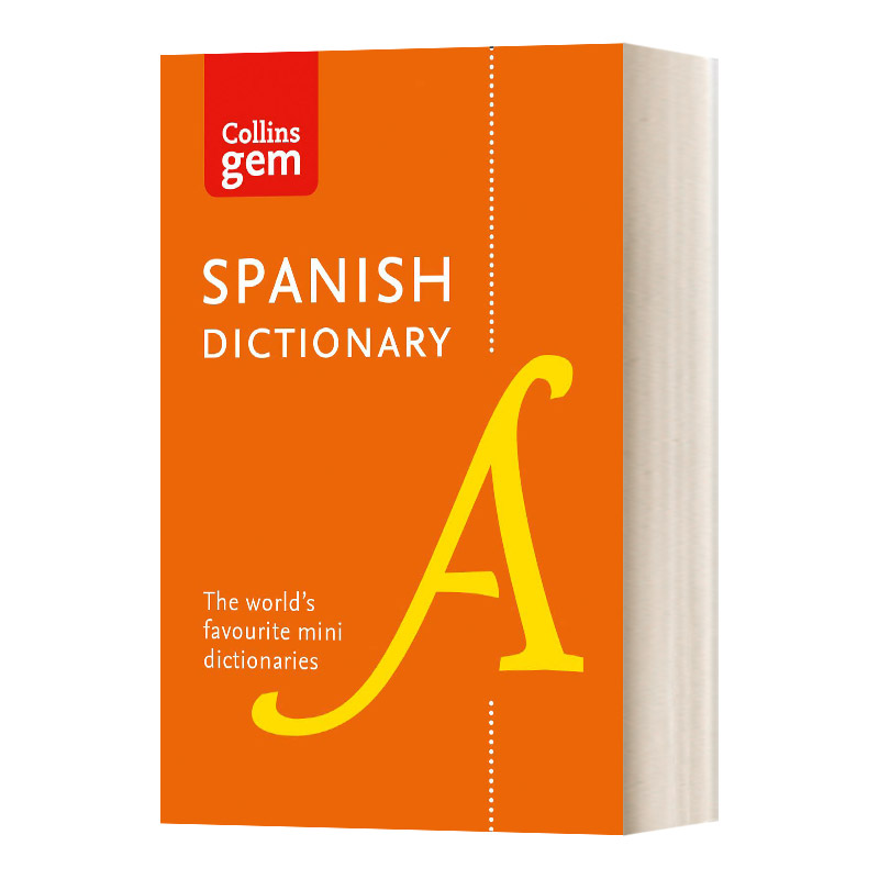 英文原版 Collins Gem Spanish Dictionary 10th edition 柯林斯袖珍西班牙语词典 英文版 进口英语原版书籍