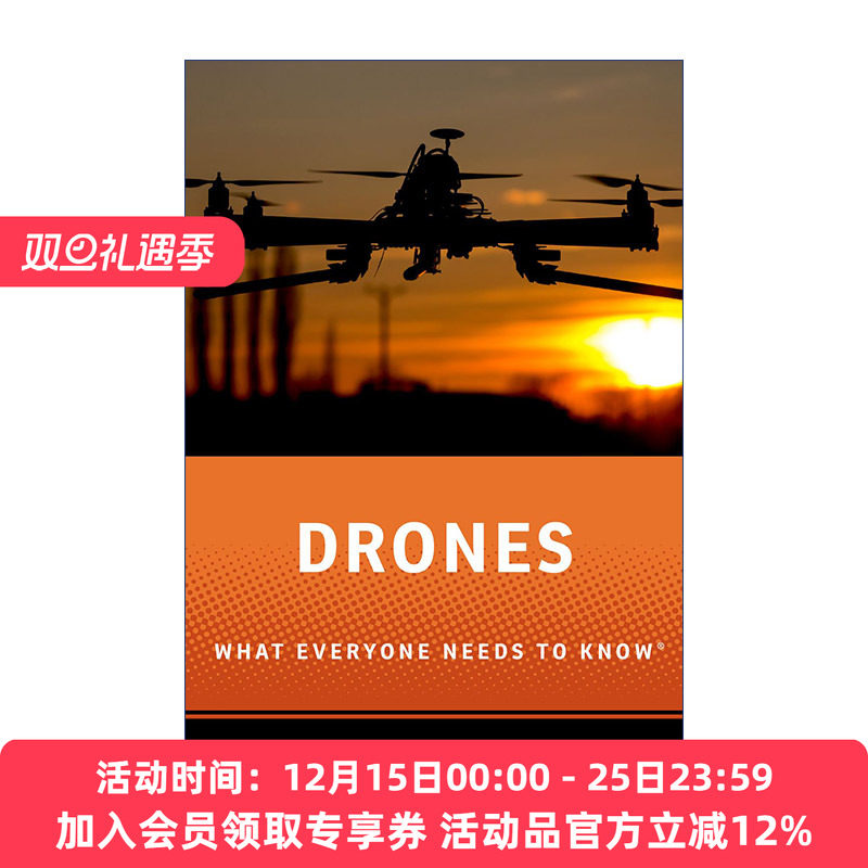 无人机 英文原版 Drones 牛津常识系列  What Everyone Needs to Know 英文版 进口英语原版书籍