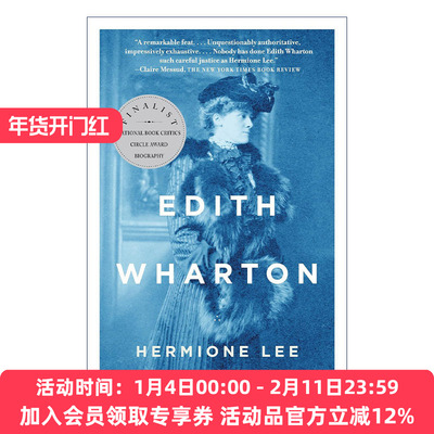 英文原版 Edith Wharton 伊迪丝·华顿传 Hermione Lee 英文版 进口英语原版书籍