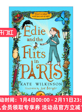 伊迪与巴黎的小飞虫  英文原版 Edie and the Flits in Paris 2 英文版 进口英语原版书籍