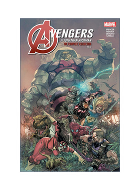 英文原版 Avengers By Jonathan Hickman The Complete Collection Vol.2 复仇者联盟 完整集 卷二 漫威漫画 进口英语原版书籍