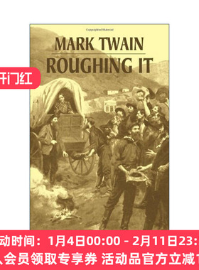 英文原版 Roughing It 苦行记 艰苦岁月 Mark Twain马克吐温英文版 进口英语原版书籍