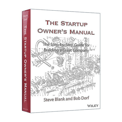 英文原版 The Startup Owner's Manual 创业者手册 教你如何构建伟大的企业 精装 Steve Blank 英文版 进口英语原版书籍