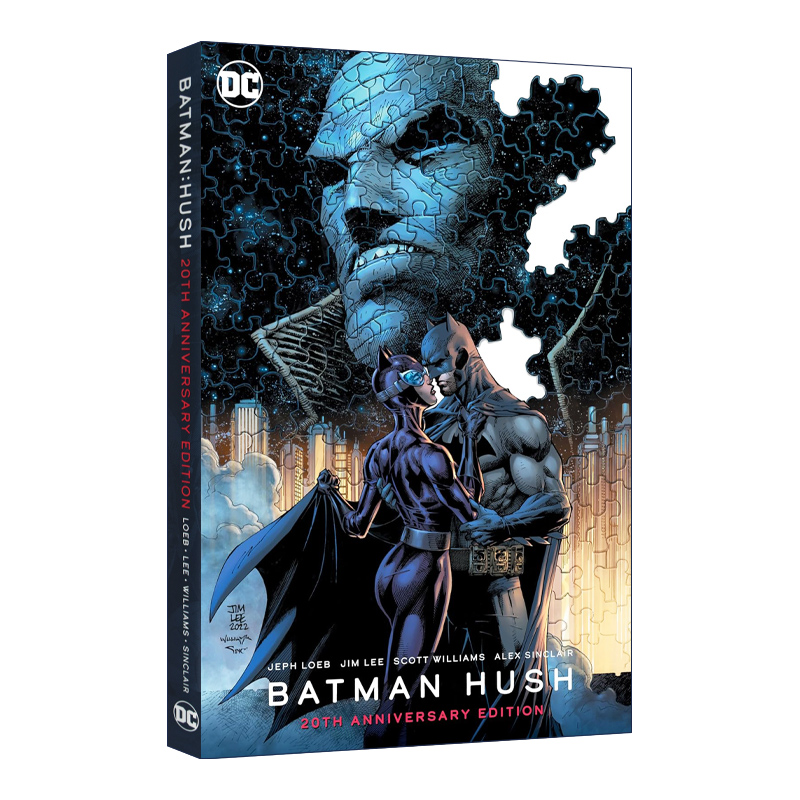 蝙蝠侠缄默 英文原版 Batman Hush 20th Anniversary Edition 20周年纪念版 DC漫画 精装收藏版 英文版 进口英语原版书籍