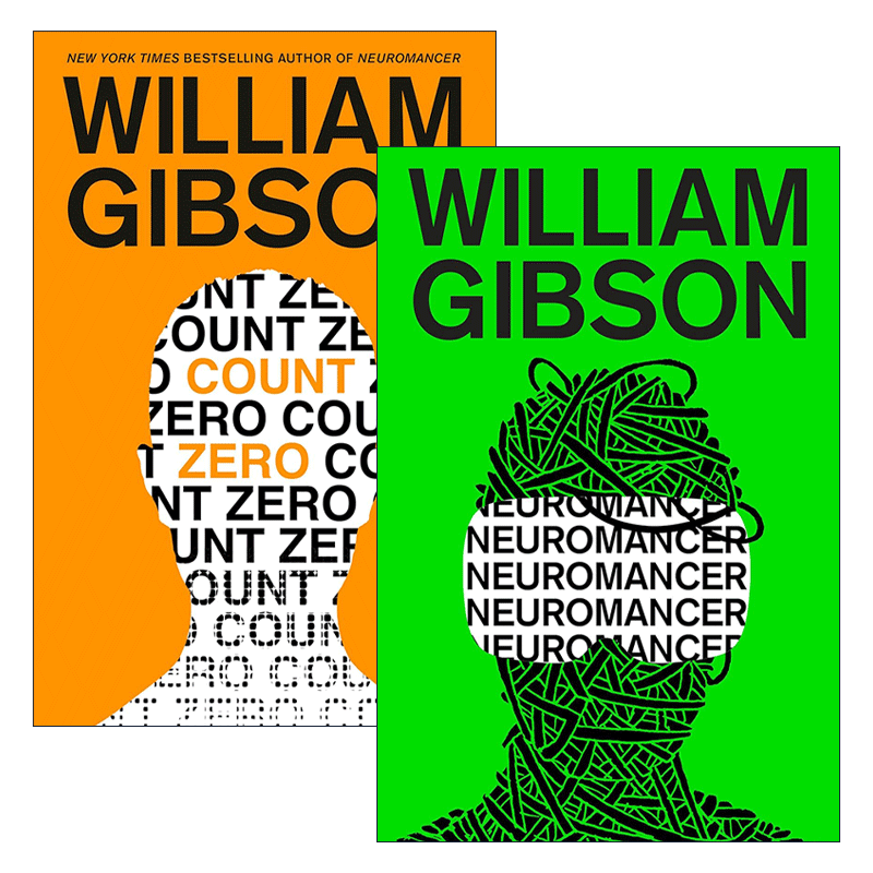 英文原版 Sprawl Trilogy 神经漫游者系列2册 William Gibson威廉·吉布森 英文版 进口英语原版书籍