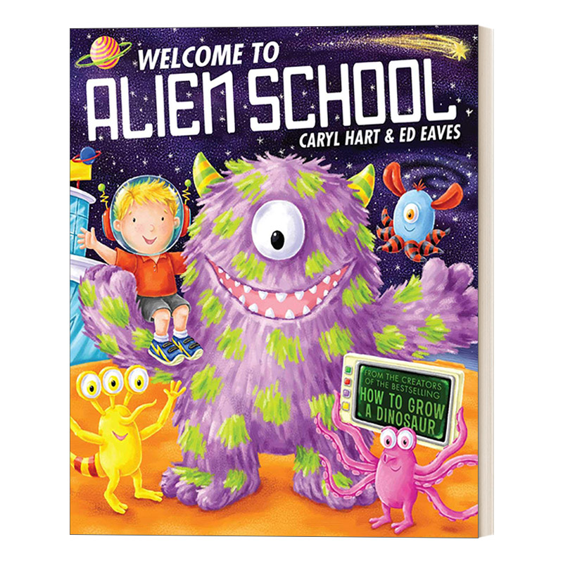 欢迎来到外星人学校 英文原版绘本 Welcome To Alien School 绘本 英文版 进口英语原版书籍