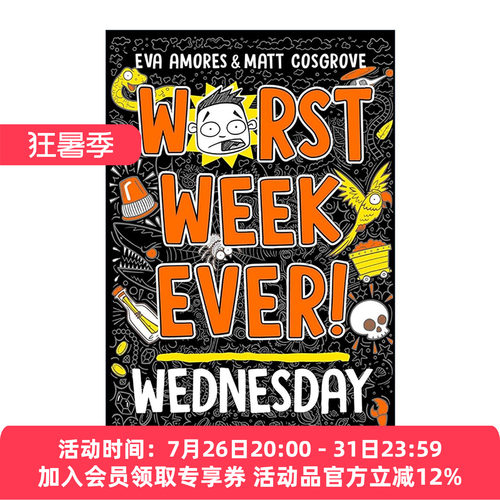 英文原版 Worst Week Ever Wednesday 糟糕的一周 星期三 英文版 进口英语原版书籍