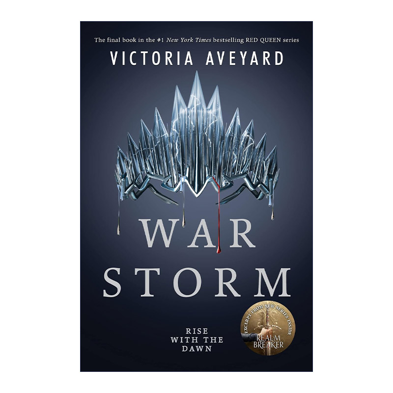 英文原版 War Storm 红皇后4 战争风暴 英文版 进口英语原版书籍
