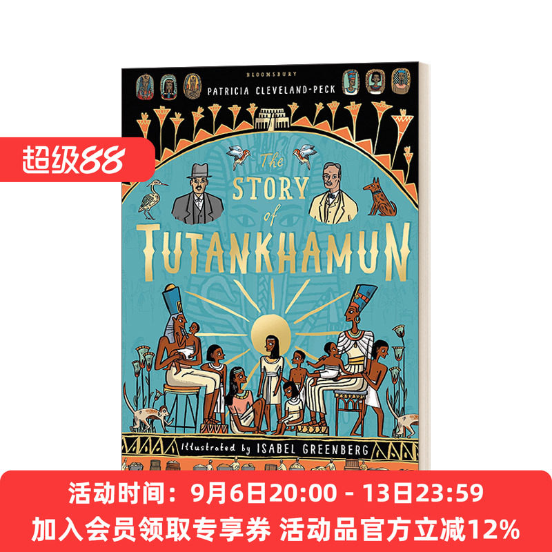 英文原版 The Story of Tutankhamun 图坦卡蒙的故事 精装 儿童探索古埃生活财富启发想象力益智儿童绘本 英文版 进口英语原版书籍