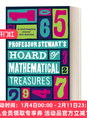 英文原版 Professor Stewart's Hoard of Mathematical Treasures 数学万花筒2 五彩缤纷的数学问题及知识 英文版 进口英语书籍