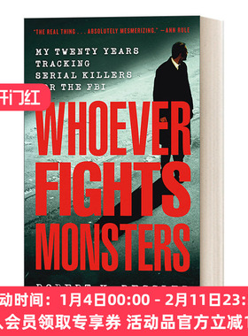 FBI心理分析术 英文原版 Whoever Fights Monsters 我在FBI的20年 英文版 进口英语原版书籍