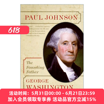 英文原版 George Washington 乔治华盛顿传 美国国父 星汉传记系列 保罗约翰逊 英文版 进口英语原版书籍