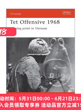 越南1969春节攻势 英文原版 Tet Offensive 1968 战争历史系列 英文版 进口英语原版书籍
