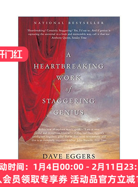 英文原版 A Heartbreaking Work of Staggering Genius 怪才的荒诞与忧伤 戴夫·艾格斯自传 Dave Eggers 英文版进口英语原版书籍