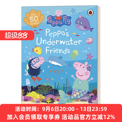 英文原版 Peppa Pig Peppa’s Underwater Friends 小猪佩奇的海洋朋友 儿童绘本 英文版 进口英语原版书籍