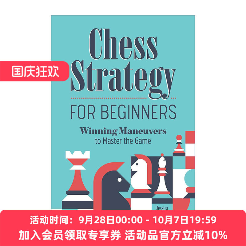 英文原版 Chess Strategy for Beginners 初学者的国际象棋策略 英文版 进口英语原版书籍