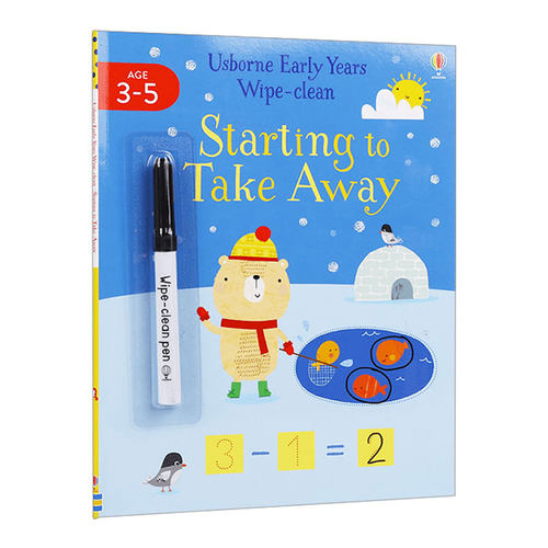 学习减法 英文原版 Early Years Wipe-Clean Starting to Take Away 英语可擦活动书 英文版 进口英语原版书籍