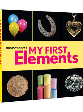 视觉之旅儿童版 英文原版 Theodore Gray's My First Elements 化学元素科普纸板书 西奥多·格雷 英文版 进口英语原版书籍