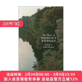 英文原版 The Heart of Thoreau's Journals 梭罗日记精选集 瓦尔登湖作者Henry David Thoreau英文版 进口英语原版书籍
