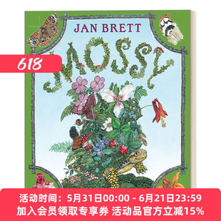 乌龟摩西 英文原版 Mossy 3-5岁儿童动物历史主题精装绘本 Jan Brett 英文版 进口英语原版书籍