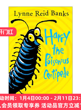 英文原版 Harry the Poisonous Centipede 毒蜈蚣哈利 魔柜小奇兵作者琳妮?里德?班克斯少儿读物 英文版 进口英语原版书籍