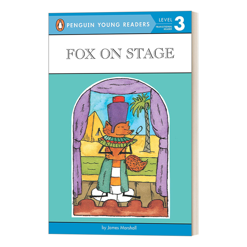 英文原版Fox on Stage Penguin Young Readers Level 3舞台上的狐狸企鹅青少分级阅读3级汪培珽第三阶段分级读物英文版进口书