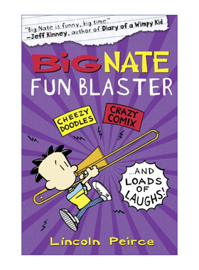 我们班有个捣蛋王  英文原版 Big Nate Fun Blaster 大内特活动书2 英文版 进口英语原版书籍