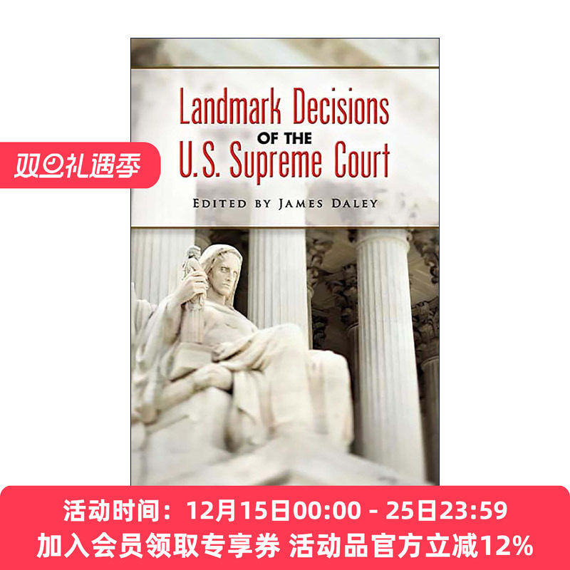 英文原版 Landmark Decisions of the U.S. Supreme Court 美国高法院里程碑式的判决 法律历史 James Daley 进口英语原版书籍