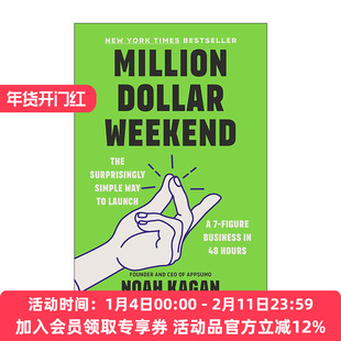 百万美元周末 英文原版 Million Dollar Weekend 教你如何在两天时间开启七位数大生意 英文版 进口英语原版书籍