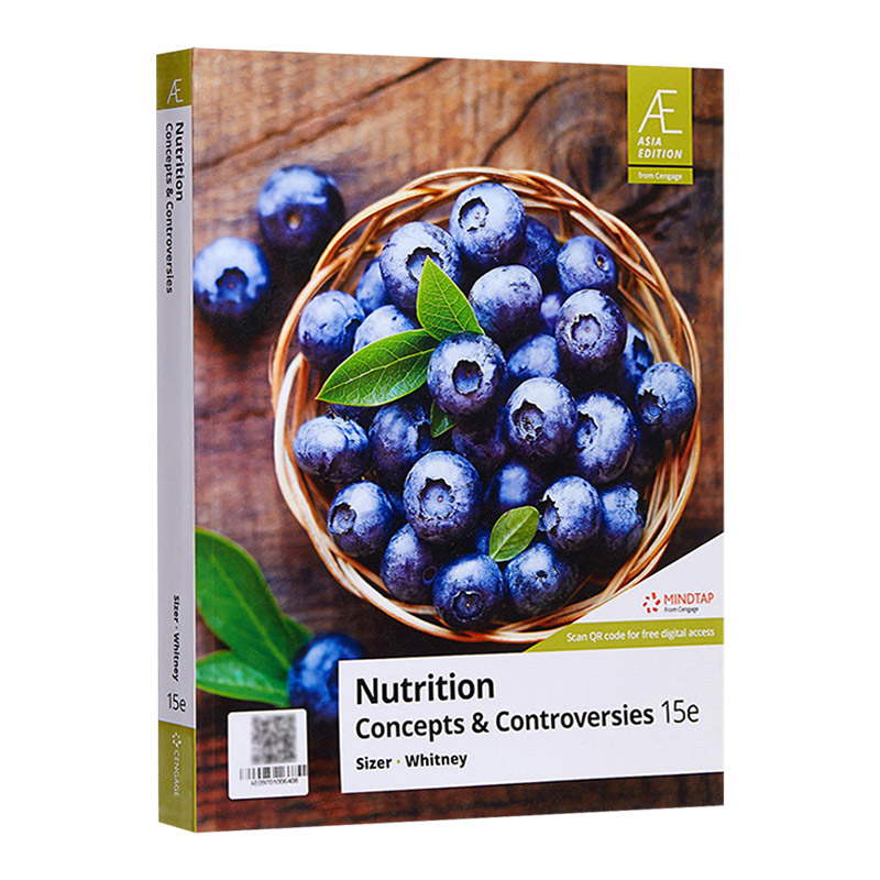 营养学 英文原版 AE Nutrition Concepts & Controversies 概念和争议 第15版 豆瓣阅读 英文版 进口英语原版书籍